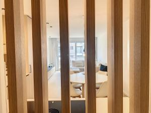 Postel nebo postele na pokoji v ubytování Appartement 'De Strandjutter' in Oostduinkerke - Bad