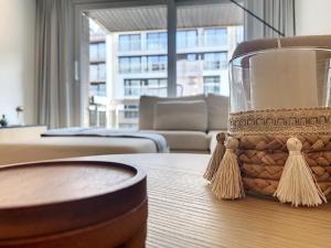 Posezení v ubytování Appartement 'De Strandjutter' in Oostduinkerke - Bad