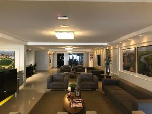 Posezení v ubytování Bela Hospedagem - Marinas Flat - Excelente localização na orla de Cabo Branco