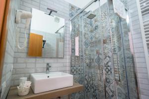 Koupelna v ubytování Agriturismo Le Matinelle