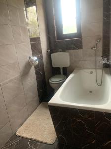 Guest house Leka tesisinde bir banyo