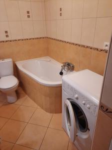 Apartament Witawa GDYNIA, pokój z aneksem kuchennym po remoncie 욕실