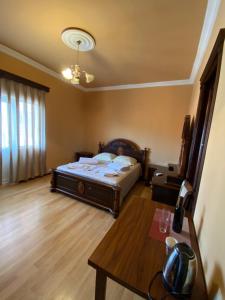 Postel nebo postele na pokoji v ubytování Villa Jakos Paradise
