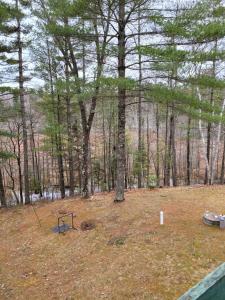 a golf course in the middle of the woods at Cavalier # 2 townhouse in Cable