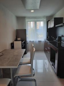Kuchyň nebo kuchyňský kout v ubytování apartmán Filloména