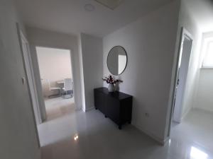 Postel nebo postele na pokoji v ubytování apartmán Filloména