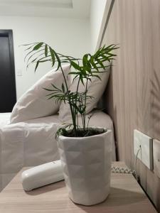 Postel nebo postele na pokoji v ubytování Hotel Nativo