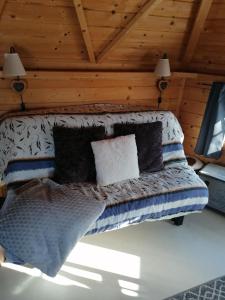 Posezení v ubytování Cabane des lutins - Belle Fleur