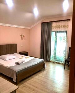 Letto o letti in una camera di Guest House Anahit Ijevan