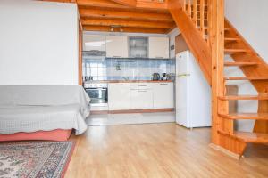 Kuchyň nebo kuchyňský kout v ubytování Apartments Studenac