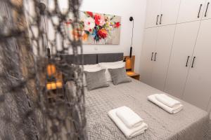 Kúpeľňa v ubytovaní Rikanthos Stone Sea View Apartment Ι
