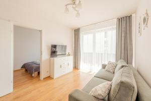 Μια τηλεόραση ή/και κέντρο ψυχαγωγίας στο Harbor 9 Apartment