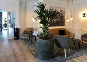 Posezení v ubytování Hotel Skivehus