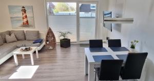 Posezení v ubytování Ferienwohnung Zwei Seen
