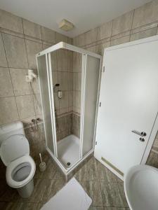 Koupelna v ubytování Gostišče Senica