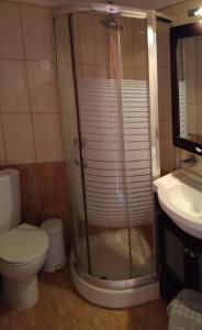 ห้องน้ำของ Polychrono Beach Hotel