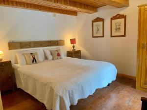 A bed or beds in a room at Casa Curti