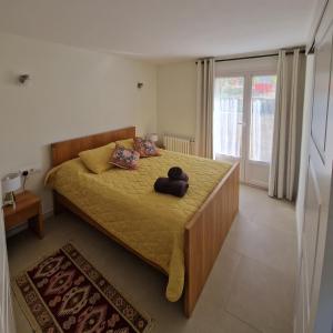 Postel nebo postele na pokoji v ubytování Villa Francesc Pi1