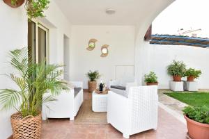 Posezení v ubytování casa perla marina