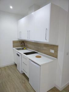 CASTRO Suites Osuna的厨房或小厨房