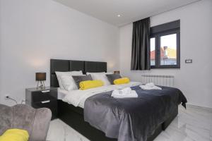 Posteľ alebo postele v izbe v ubytovaní Luxury Holiday House Zadar
