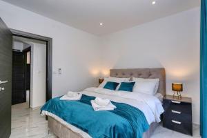 Posteľ alebo postele v izbe v ubytovaní Luxury Holiday House Zadar