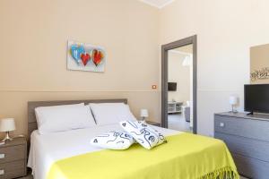 Кровать или кровати в номере Al Castello - Etna e Mare
