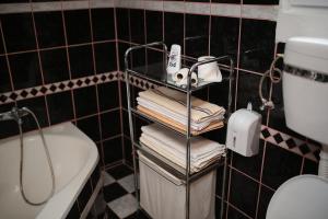 Koupelna v ubytování Chalets & Rooms Čarda Šebešfok + 37 fotografií