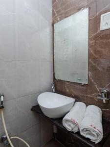 Koupelna v ubytování Hotel Al Moazin