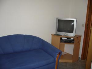 Televízia a/alebo spoločenská miestnosť v ubytovaní Apartments Dada