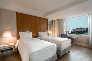 Letto o letti in una camera di Radisson Blu Bosphorus Hotel