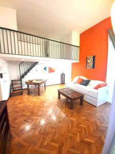 Et opholdsområde på La Cupola Apartment