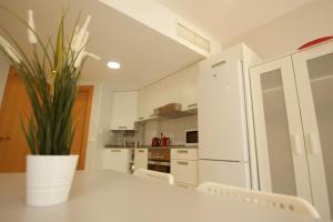 Kuchyňa alebo kuchynka v ubytovaní Apartamento en Vera a 300 m de la playa, con patio y salida directa a calle