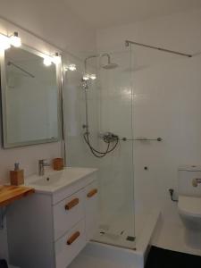 Kúpeľňa v ubytovaní Gio st Gio apartment 2 Antiparos st Giorgio