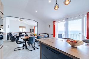 Kuchyň nebo kuchyňský kout v ubytování Apartman Mimi