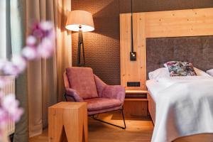 A seating area at Hotel Annelies