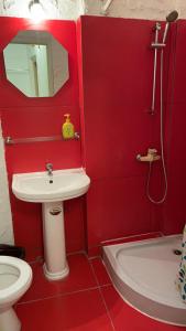 Ванная комната в Andreevskiy mini-hotel
