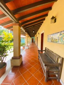 Balkón nebo terasa v ubytování Hotel Spa Posada Tlaltenango