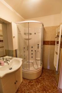 Koupelna v ubytování Zamárdi Apartman