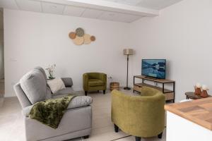 TV a/nebo společenská místnost v ubytování Casa dos Avós
