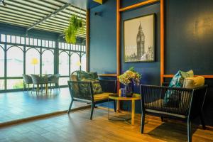Predel za sedenje v nastanitvi U Sabai Hotel Bangkok