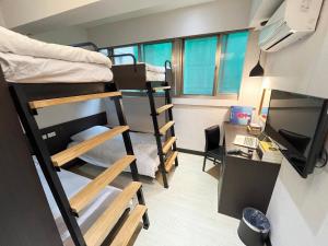 Kuchyň nebo kuchyňský kout v ubytování Formosa 101 Taipei Main Branch