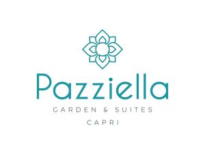 a logo for a garden and suites car rental company at Pazziella Garden & Suites in Capri