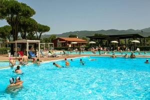 The swimming pool at or close to Italian Holidays Mobile house in Ameglia