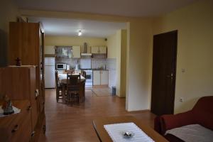 Kuchyň nebo kuchyňský kout v ubytování Apartments Sabljak