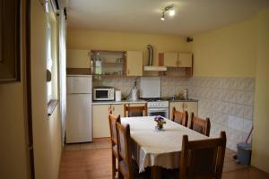 Kuchyň nebo kuchyňský kout v ubytování Apartments Sabljak