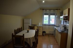 Kuchyň nebo kuchyňský kout v ubytování Apartments Sabljak