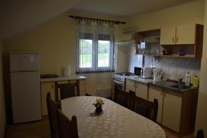 Kuchyň nebo kuchyňský kout v ubytování Apartments Sabljak
