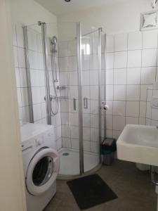 Phòng tắm tại IMBACH KLOSTERHOF -Ferienapartments im Herzen der Wachau +18 ảnh
