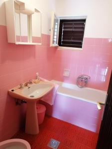 Koupelna v ubytování Guesthouse Butković